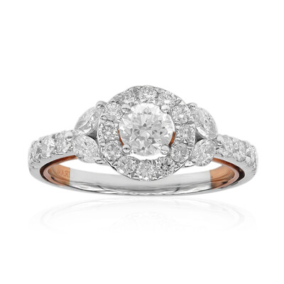 18K SI1 (H) Diamond Gold Ring (CIRARI)