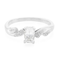 Goshenite Silver Ring