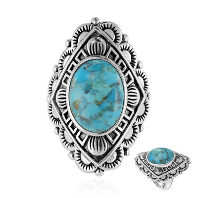 Turquoise Silver Ring (Art of Nature)