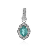 Grandidierite Silver Pendant