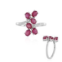 Madagascar Ruby Silver Ring