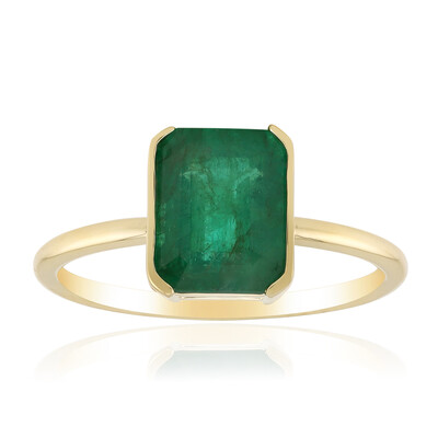 9K Sao Francisco Emerald Gold Ring