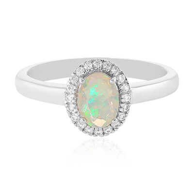 Welo Opal Silver Ring