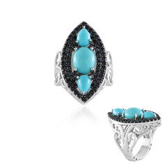 Sleeping Beauty Turquoise Silver Ring (Dallas Prince Designs)