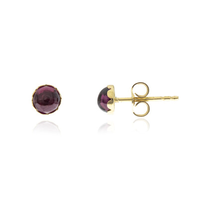 9K Rhodolite Gold Earrings (CUSTODANA)