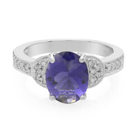Ceylon Iolite Silver Ring