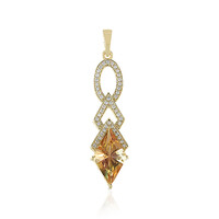 14K Oregon Sunstone Gold Pendant (AMAYANI)