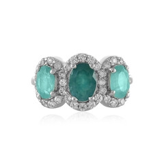 Grandidierite Silver Ring