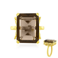 Smoky Quartz Silver Ring