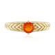 Mexican Fire Opal Silver Ring