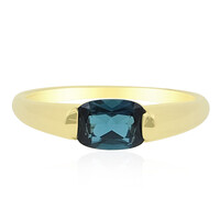 9K Brazilian Indicolite Gold Ring