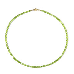 Peridot Silver Necklace
