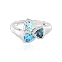 London Blue Topaz Silver Ring