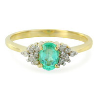 9K Brazilian Paraiba Tourmaline Gold Ring