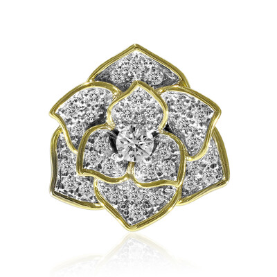 9K SI1 (G) Diamond Gold Pendant (Annette)