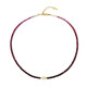 Tanzanian Ruby Silver Necklace (Riya)