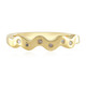 I2 (I) Diamond Silver Ring