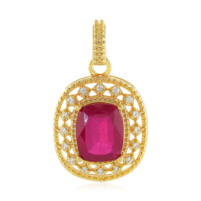 Madagascar Ruby Silver Pendant