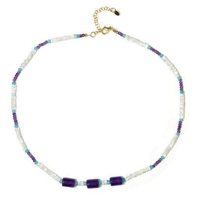 Amethyst Silver Necklace