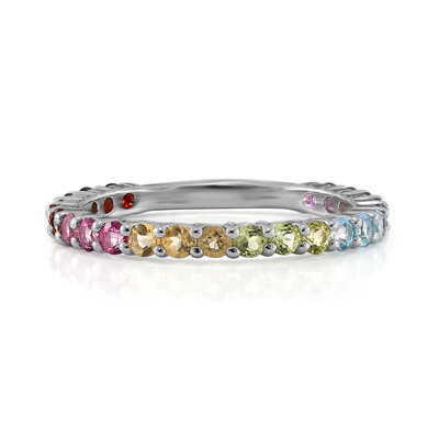 Garnet Silver Ring