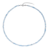Brazilian Aquamarine Silver Necklace
