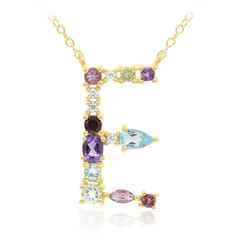 Swiss Blue Topaz Silver Necklace
