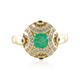 14K Zambian Emerald Gold Ring (de Melo)