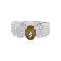 9K Unheated Yellow Tanzanite Gold Ring