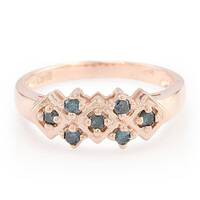 Fancy Diamond Silver Ring