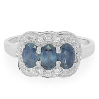 Kanchanaburi Sapphire Silver Ring