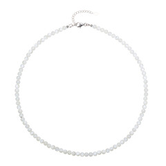 Mother of Pearl Silver Necklace