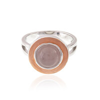 Rose Quartz Silver Ring