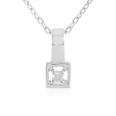 I3 (J) Diamond Silver Necklace