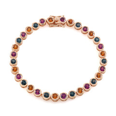 London Blue Topaz Silver Bracelet (KM by Juwelo)