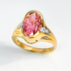 18K Californian Pink Tourmaline Gold Ring (Amanda Adkins)