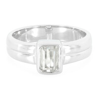 Canary Kunzite Silver Ring