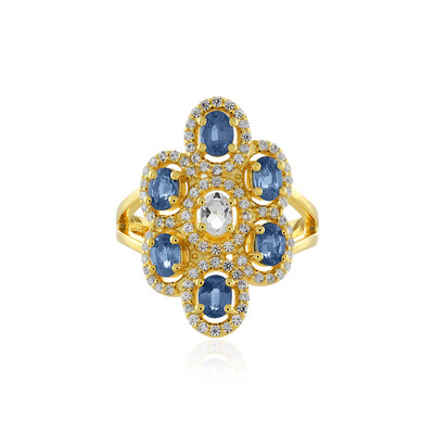 Blue Sapphire Silver Ring