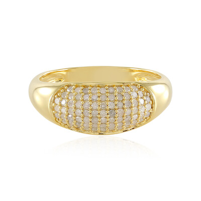 I3 (J) Diamond Silver Ring