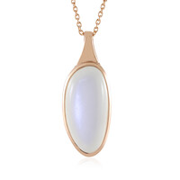 White Moonstone Silver Necklace (KM by Juwelo)