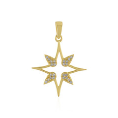 I3 (H) Diamond Silver Pendant