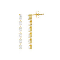Zircon Silver Earrings