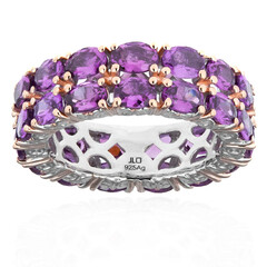 Colour Change Purple Garnet Silver Ring (Gems en Vogue)