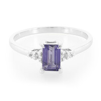 Ceylon Iolite Silver Ring