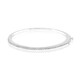 Zircon Silver Bangle