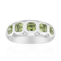 Jilin Peridot Silver Ring (Remy Rotenier)