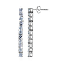 Sky Blue Topaz Silver Earrings