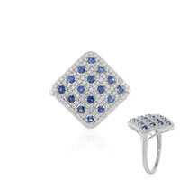 9K Blue Sapphire Gold Ring
