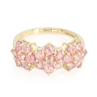18K Unheated Padparadscha Sapphire Gold Ring (AMAYANI)