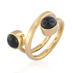 Blue Star Sapphire Silver Ring (de Melo)