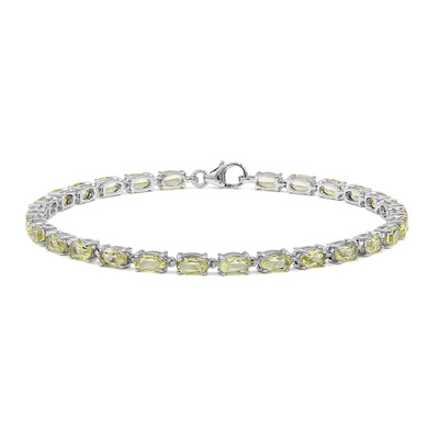 Lemon Citrine Silver Bracelet